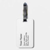 Notre Dame spring Bagagelabel (Achterkant verticaal)