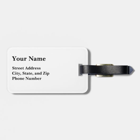 Notre Dame spring Bagagelabel (Achterkant horizontaal)