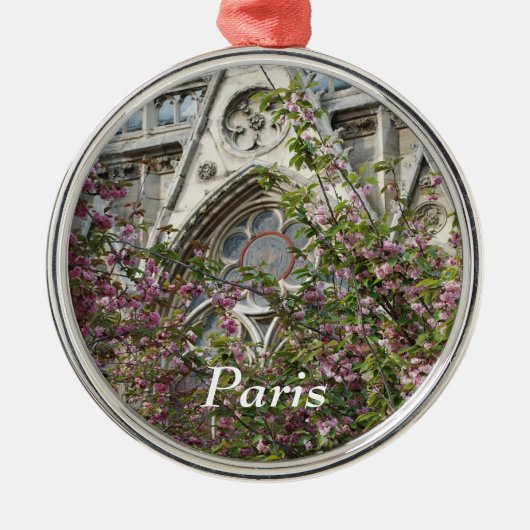 Notre Dame spring Metalen Ornament (Voorkant)