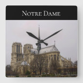 Notre Dame Square Wall klok (Voorkant)