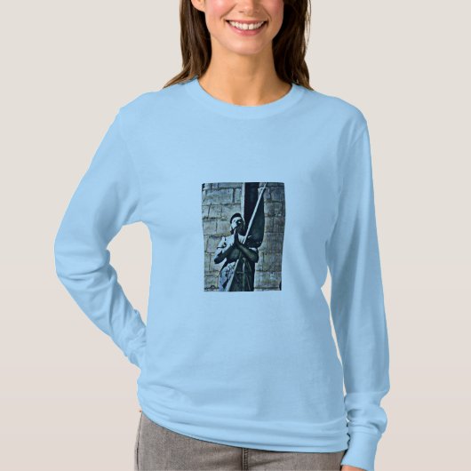 Notre Dame Statue CB T-shirt (Voorkant)