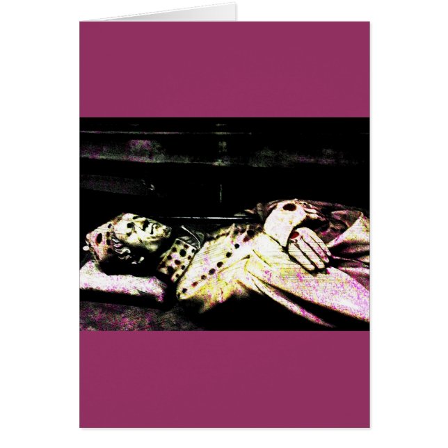 Notre Dame Statue Grunge (Voorkant)