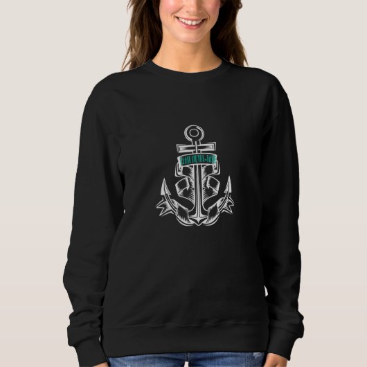 Notre Dame-strand Frankrijk - Anker Trui (Voorkant)