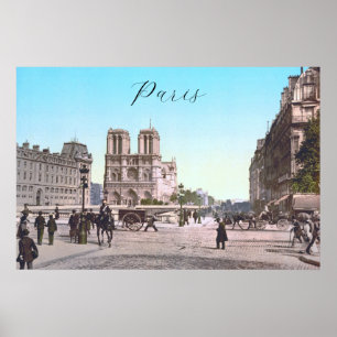 Notre-Dame van Parijs (1890) Poster