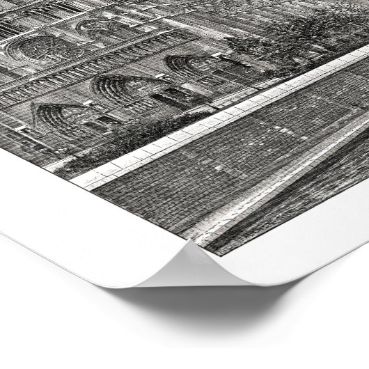 Notre Dame van Parijs Poster (Hoek)