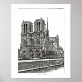 Notre Dame van Parijs Poster