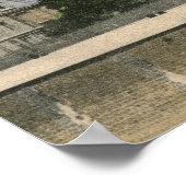 Notre Dame, Vintage Parijs Poster (Hoek)