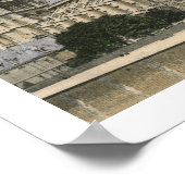 Notre Dame, Vintage Parijs Poster (Hoek)