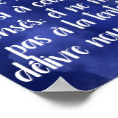 Notre Père (Het gebed van de Heer in het Frans) Poster (Hoek)