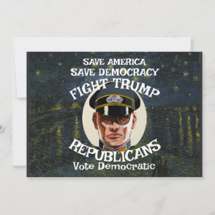 NoTrump Republikeinse Partij Afstudeerfeest Pensio Kaart