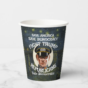 NoTrump Republikeinse Partij MAGA VS Amerika Stemm Papieren Bekers
