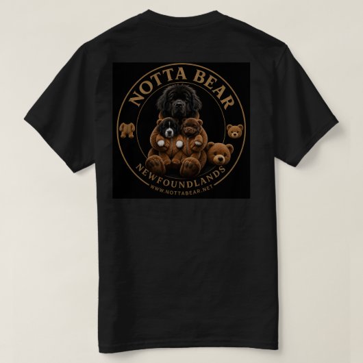 Notta Bear Beer logo T-shirt (Design achterkant)
