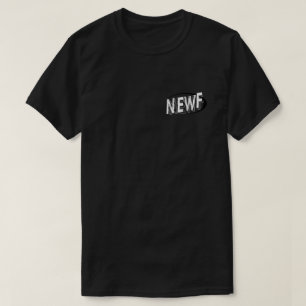 Notta Bear Heren NEWF logo Tshirt Z&W