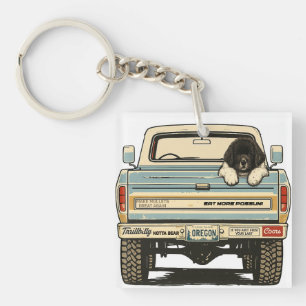 Notta Bear Hillbilly Newfoundland Vrachtwagen Sti Sleutelhanger