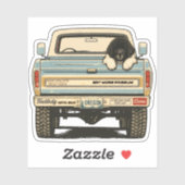 Notta Bear Hillbilly Newfoundland Vrachtwagen Sti Sticker (Vel)