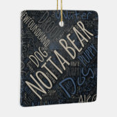 Notta Bear Keramische Versiering Keramisch Ornament (Rechts)