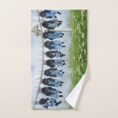 Notta Bear Line Puppies Handdoek (Handdoek)