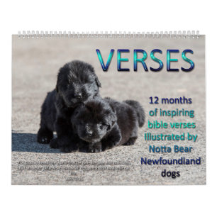 Notta Bear Newfoundlanders Verzen Kalender