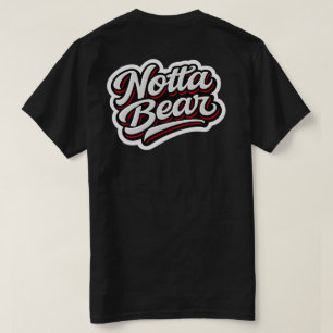 Notta Bear Script Sport Stijl Logo T-shirt