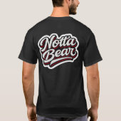 Notta Bear Script Sport Stijl Logo T-shirt (Achterkant)