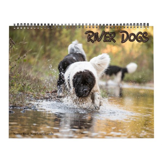 Notta Beer Newfoundlands River Dogs Kalender (Hoes)
