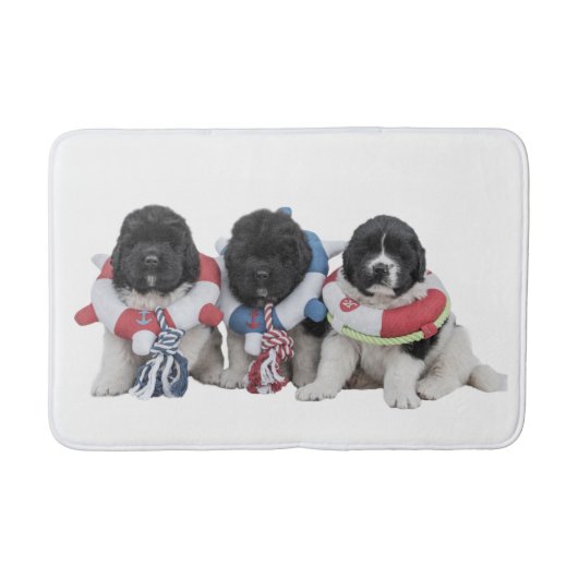Notta Beer Newfoundlands Water Baby Bathmat Badmat (Voorkant)