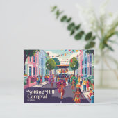 Notting Hill Carnival Engeland Briefkaart (Staand voorkant)
