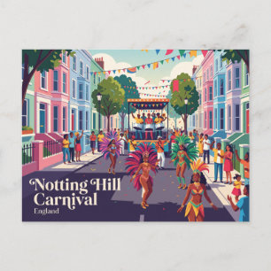 Notting Hill Carnival Engeland Briefkaart