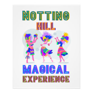 Notting Hill Carnival London England August Dancer Foto Afdruk