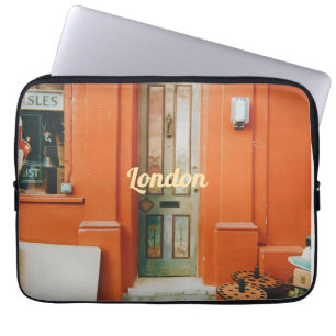 Notting Hill deurkruk, Londen, UK Flesopener Laptop Sleeve