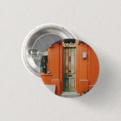 Notting Hill deurpost, Londen, VK Ronde Button 3,2 Cm (Voorkant /achterkant)