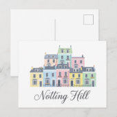 Notting Hill London Feestdagenkaart (Voorkant / Achterkant)