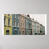 Notting Hill London Poster (Voorkant)