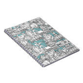 NOTTINGHAM BLUE NOTITIEBOEK (Rechterzijde)