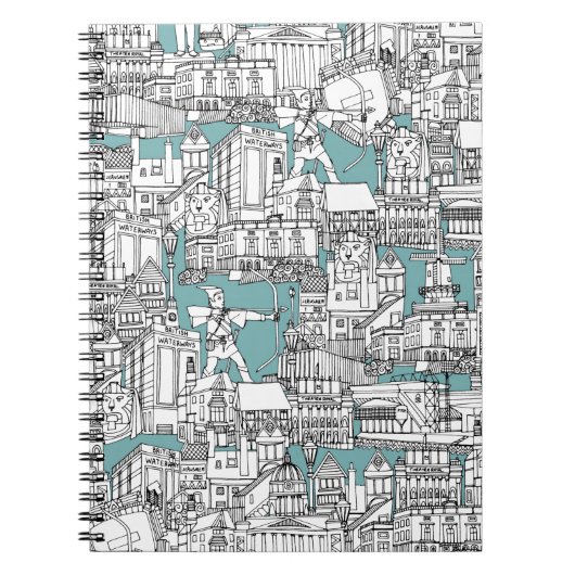 NOTTINGHAM BLUE NOTITIEBOEK (Voorkant)