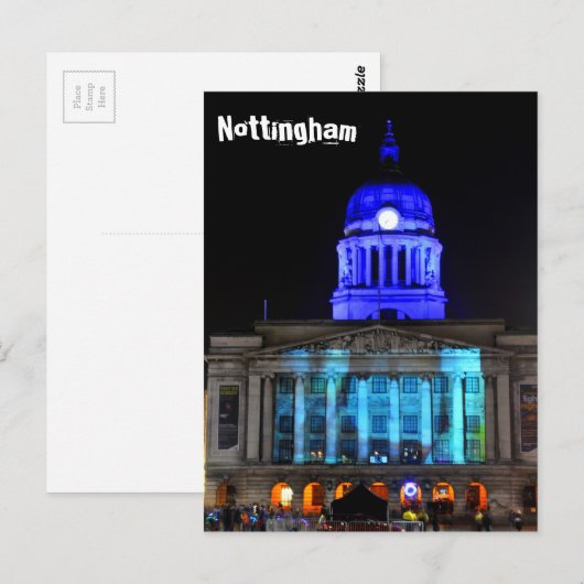 Nottingham Briefkaart (Voorkant / Achterkant)