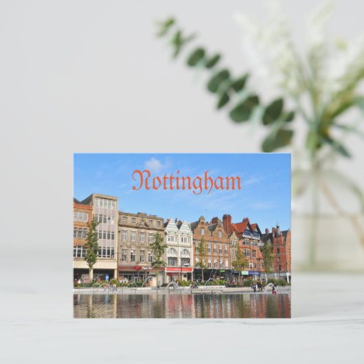 Nottingham Briefkaart (Staand voorkant)
