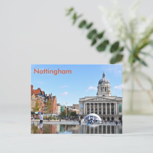 Nottingham Briefkaart (Staand voorkant)