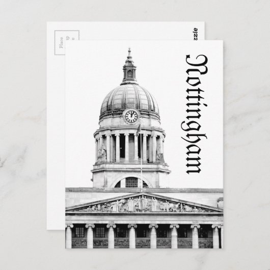 Nottingham Briefkaart (Voorkant / Achterkant)