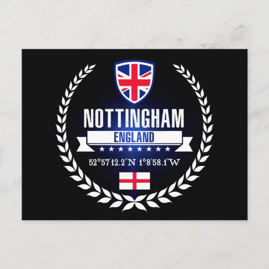 Nottingham Briefkaart (Voorkant)