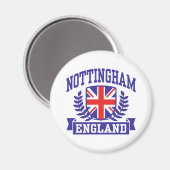 Nottingham England Magneet (Voorkant / Achterkant)