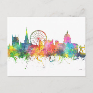 NOTTINGHAM ENGLAND SKYLINE BRIEFKAART