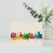 Nottingham England Skyline Briefkaart (Staand voorkant)