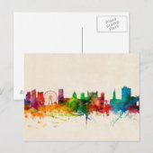 Nottingham England Skyline Briefkaart (Voorkant / Achterkant)