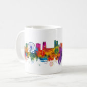 Nottingham England Skyline Koffiemok (Voorkant links)