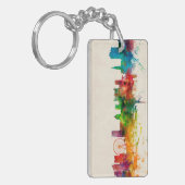 Nottingham England Skyline Sleutelhanger (Voorkant Links)