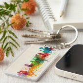 Nottingham England Skyline Sleutelhanger (Voorkant Rechts)