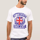Nottingham England T-shirt (Voorkant)