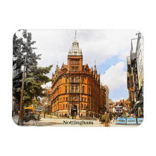Nottingham England UK Magneet