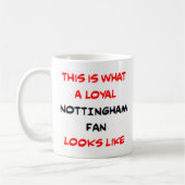 nottingham fan, loyal koffiemok (Links)